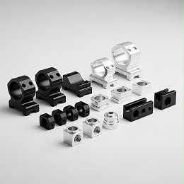 户外瞄准镜支架铝合金cnc加工