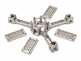 高精度7075cnc铝件精加工无人机机架