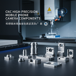 CNC高精密手机摄像头精密组件
