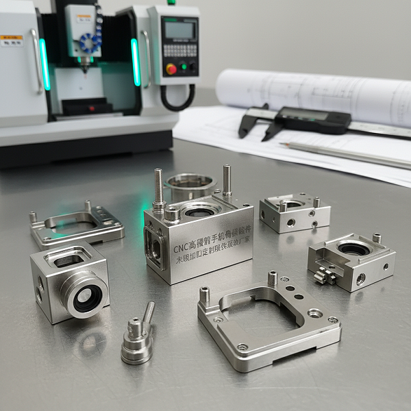 CNC高精密手机摄像头精密组件