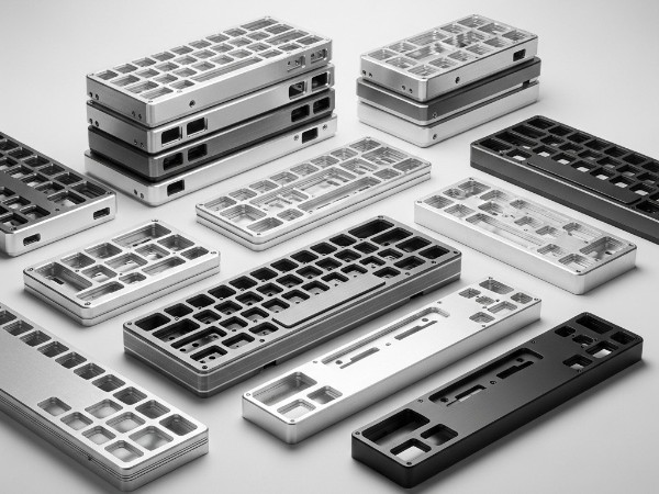 高精度铝合金键盘外壳CNC加工