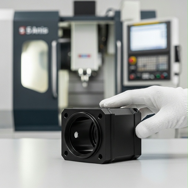 氧化发黑光学镜头外壳CNC加工