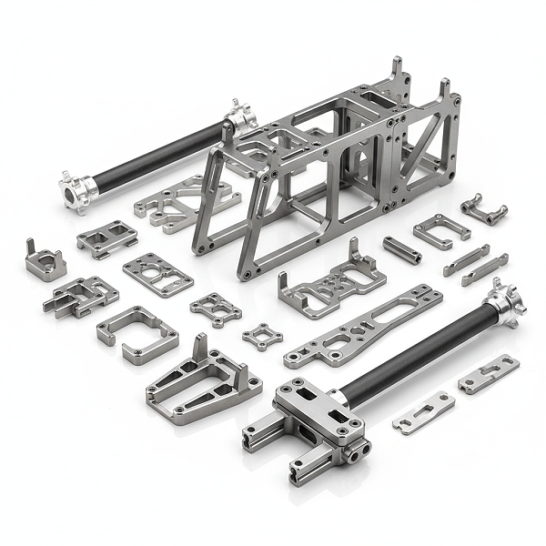精密无人机身框架高精度来图加工cnc加工