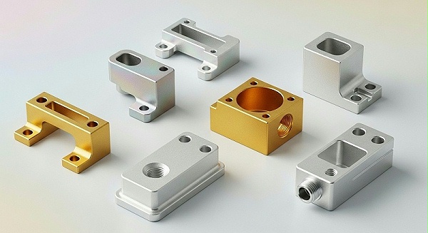 A visually appealing product collection featuring a range of CNC machined aluminum components that have undergone various chemical conversion coat A visually appealing product collection featuring a range of CNC machined aluminum components that have undergone various chemical conversion coat