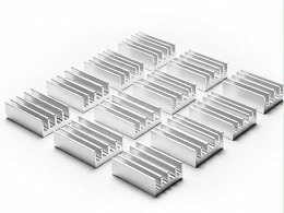 高精度小型空气净化器散热器定制CNC加工厂家