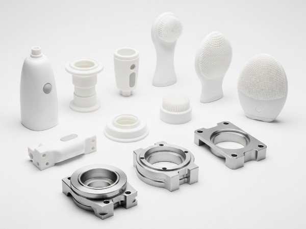 塑胶件硅胶洁面仪CNC精雕