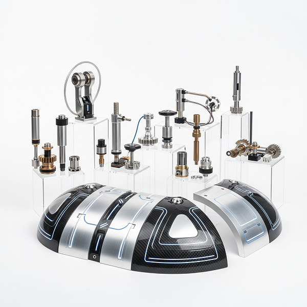 高精度铝合金机器人零件外壳cnc加工