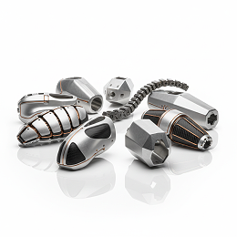 智能机器人外壳cnc加工